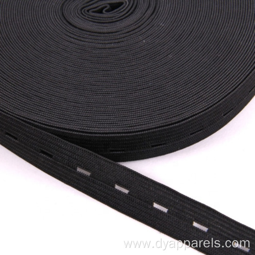 Button Hole Elastic for Clothing